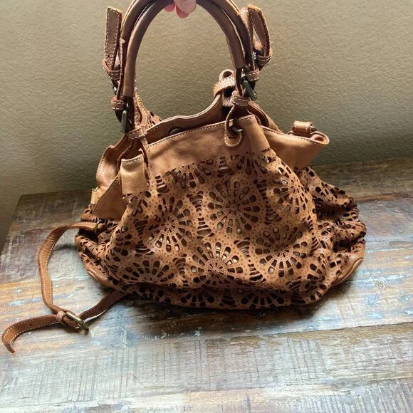 Sundance Embellished Italian Leather handbag - Picture 4 of 4